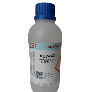 ADWA AD7442 – 1500 ppm TDS kalibráló oldat (230 ml)