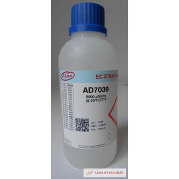 AD7039 EC kalibráló oldat  5000 μS/cm ( 5 mS/cm) 230 ml
