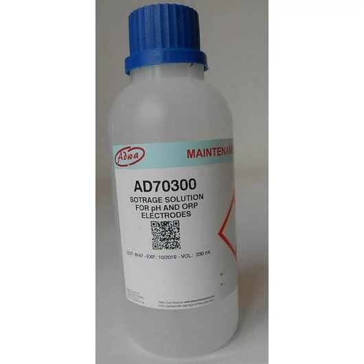 AD70300 – Speciális elektróda tároló oldat pH mérőkhöz (230 ml)