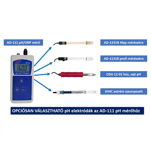 pH elektródák az AD-111 hez