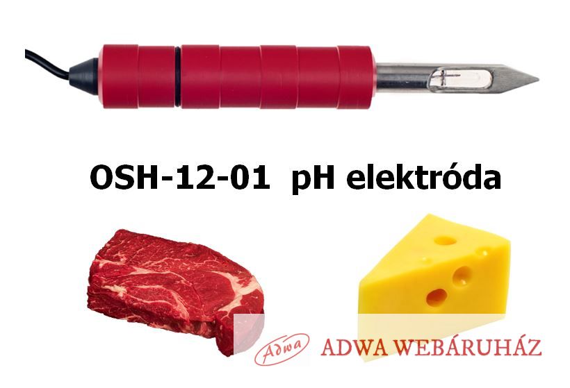 OSH-12-01 pH elektróda hús és kemény-sajt pH mérésére